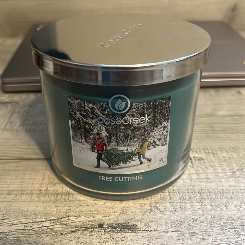 New Goose Creek Tree Cutting 3-Wick Candle